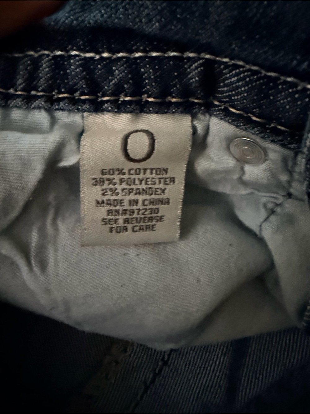 Almost Famous Distressed Blue Denim Cuffed Shorts - Picture 4 of 4